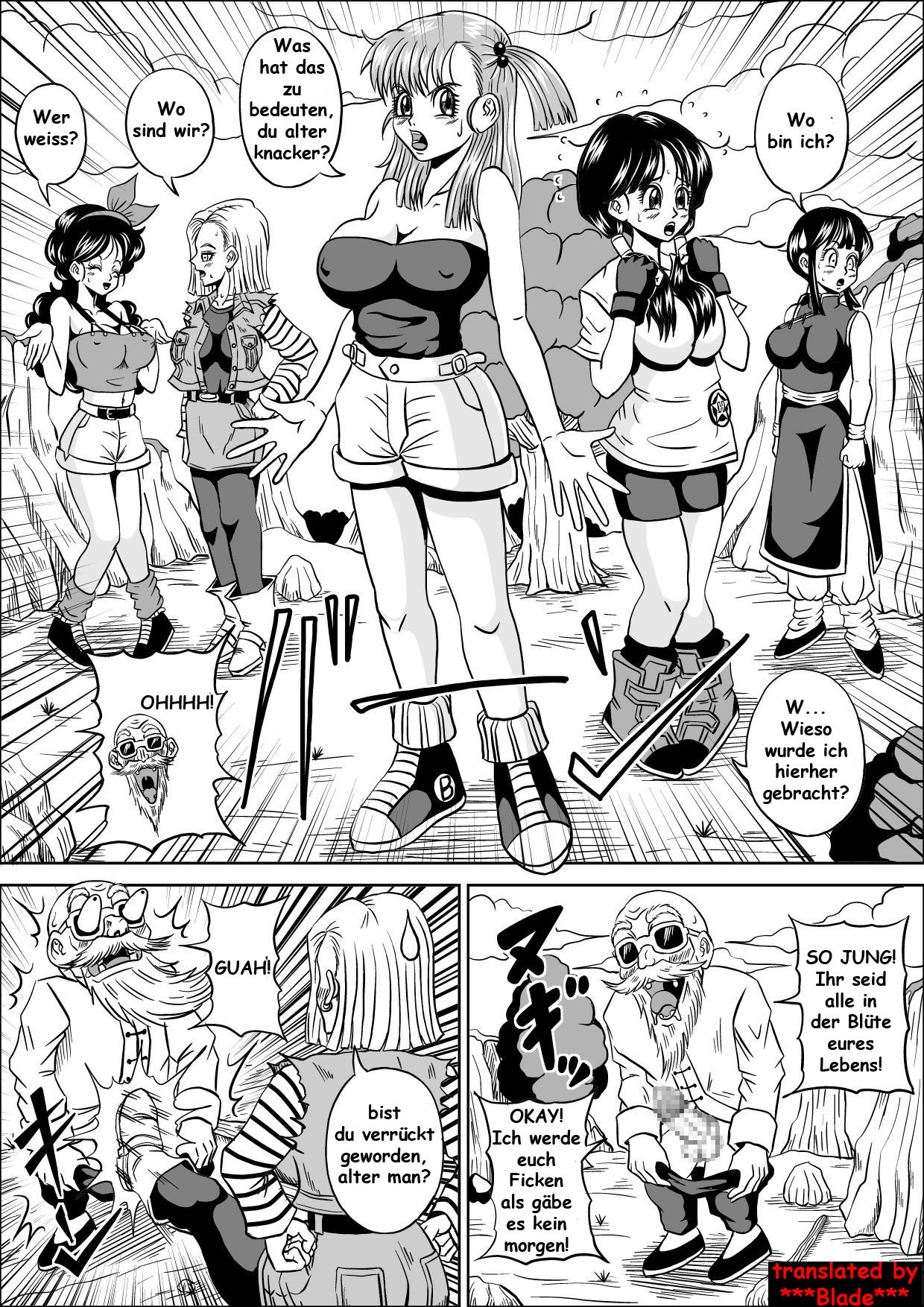Kame Sennin no Yabou | Muten Roshi´s Ehrgeiz page 9 full