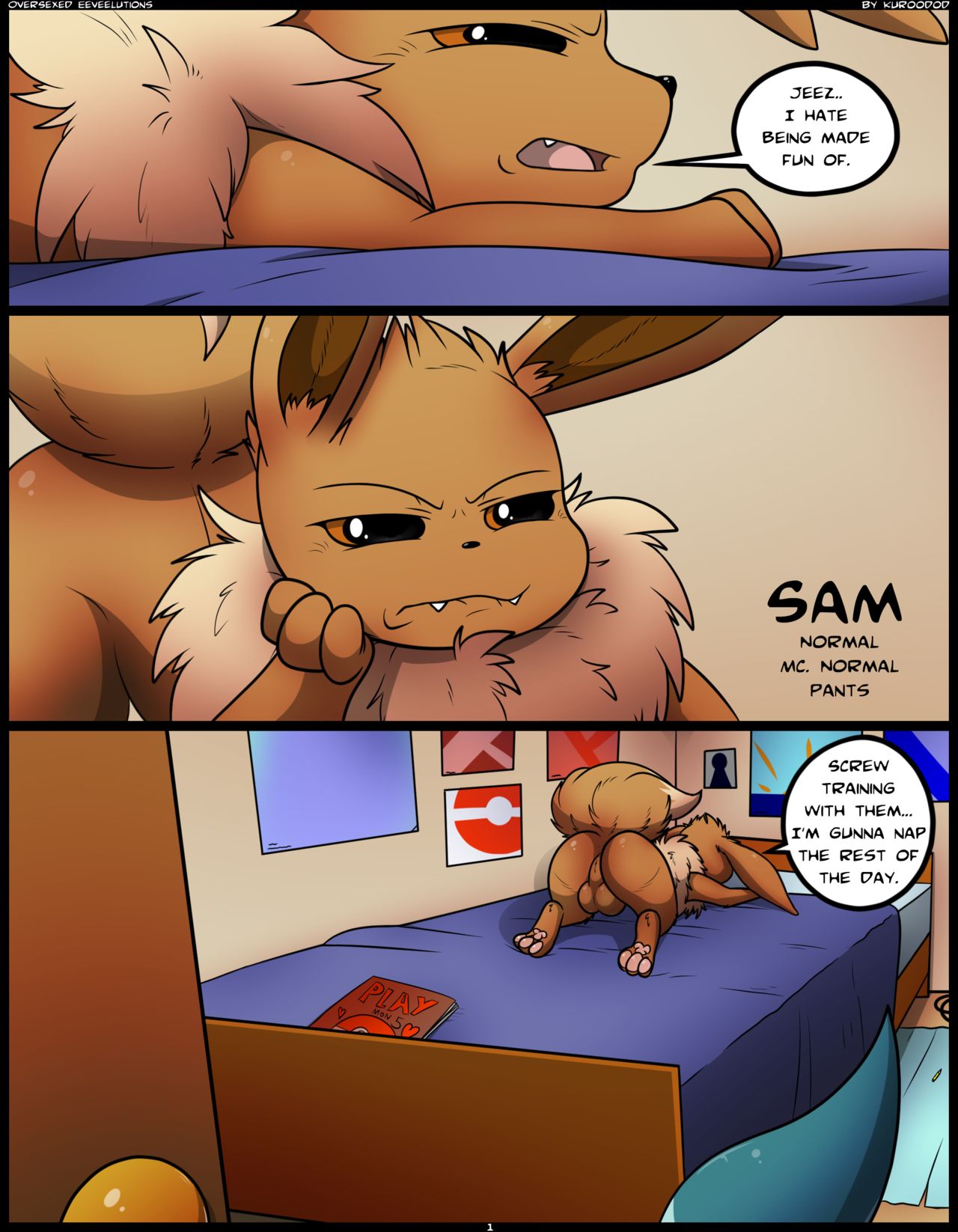 Oversexed Eeveelutions Vol. 1 page 1 full