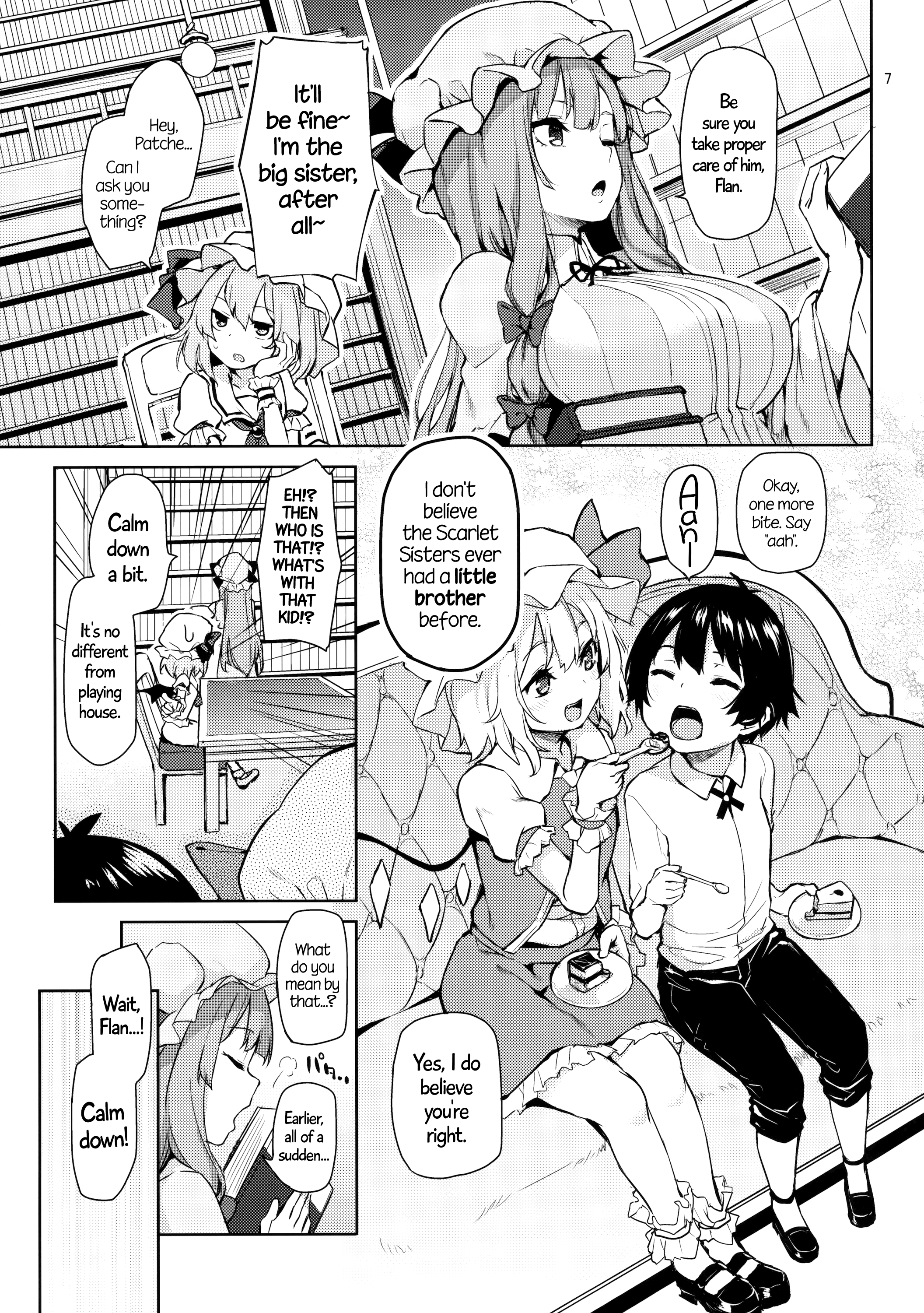 Osewa Shinaide Flan Onee-chan! | Don't Take Care Of Me, Flan Onee-chan!   =Facedesk + CW= page 7 full