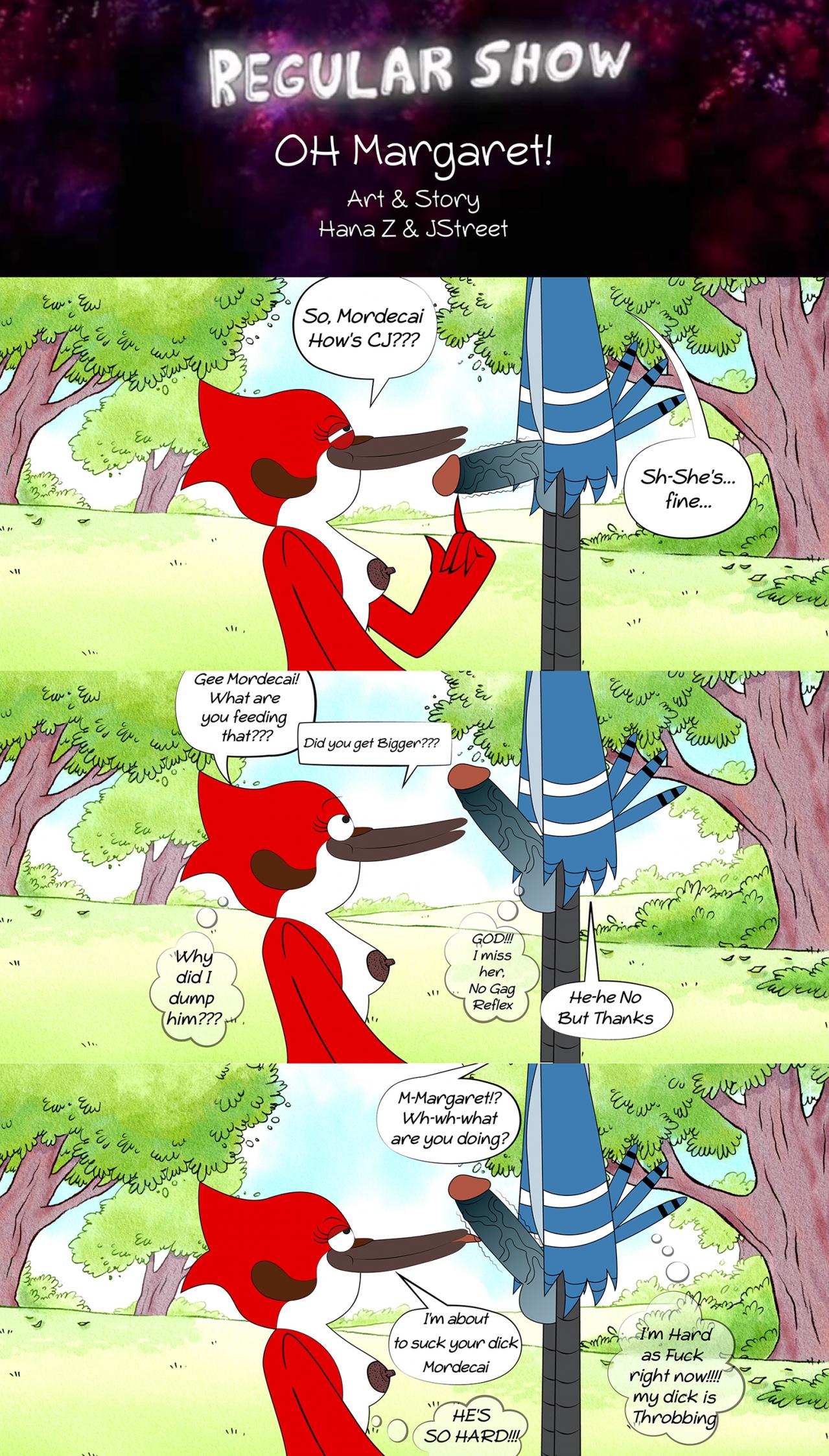 Regular Show- Mordecai gets a blow job page 1 full
