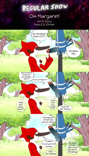 Regular Show- Mordecai gets a blow job cover