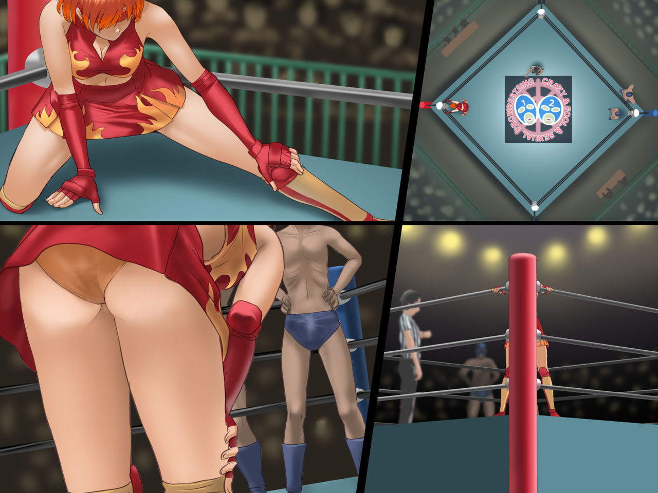 Sex prison fight Hokuto Akane's shame Romero Special page 4 full