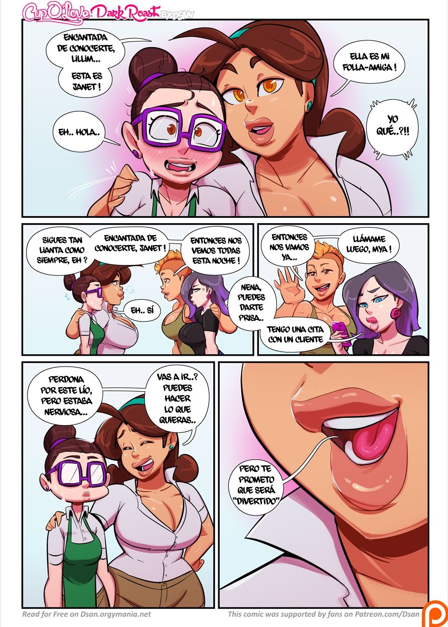 MYA y JANET: TUESTE OSCURO page 9 full