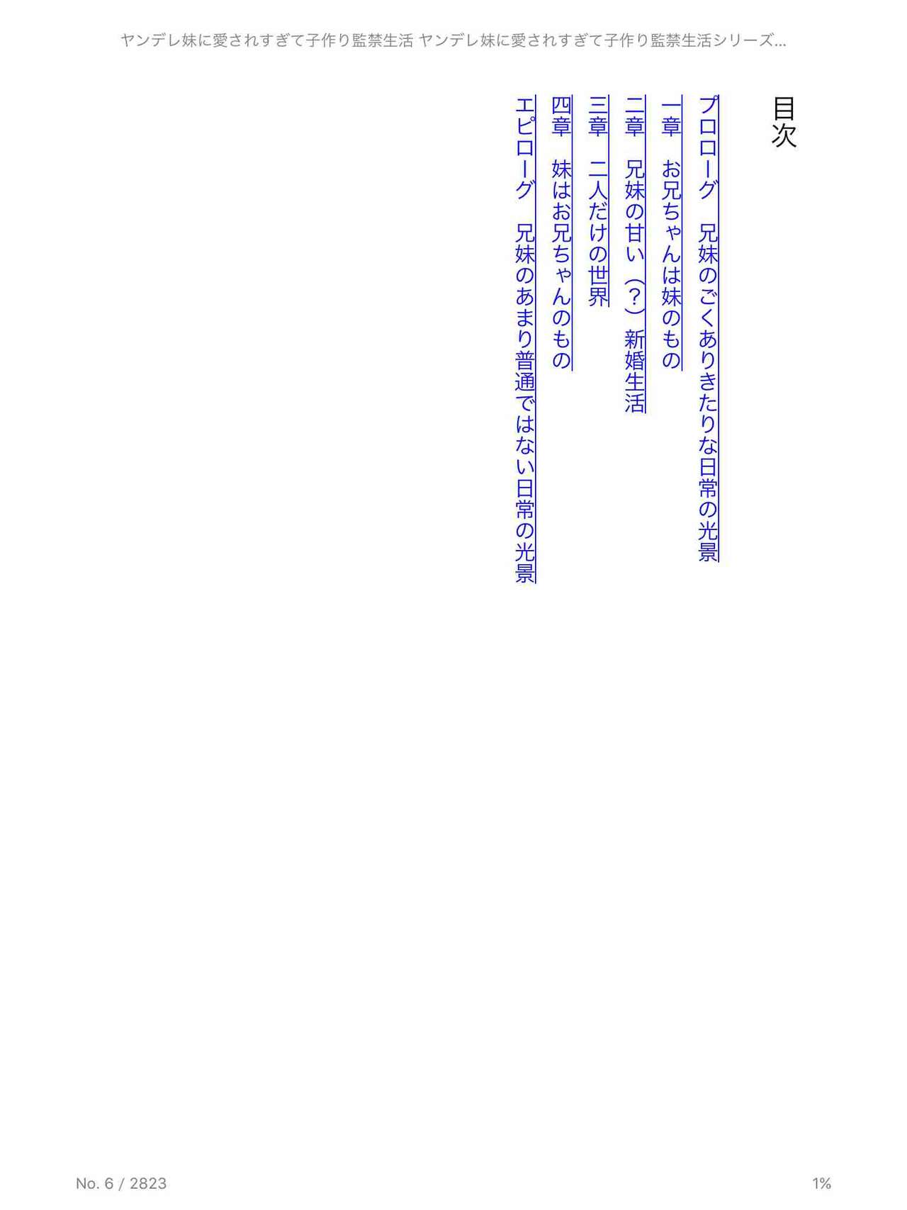 Yandere Imouto ni Aisaresugite Kozukuri Kankin Seikatsu page 6 full