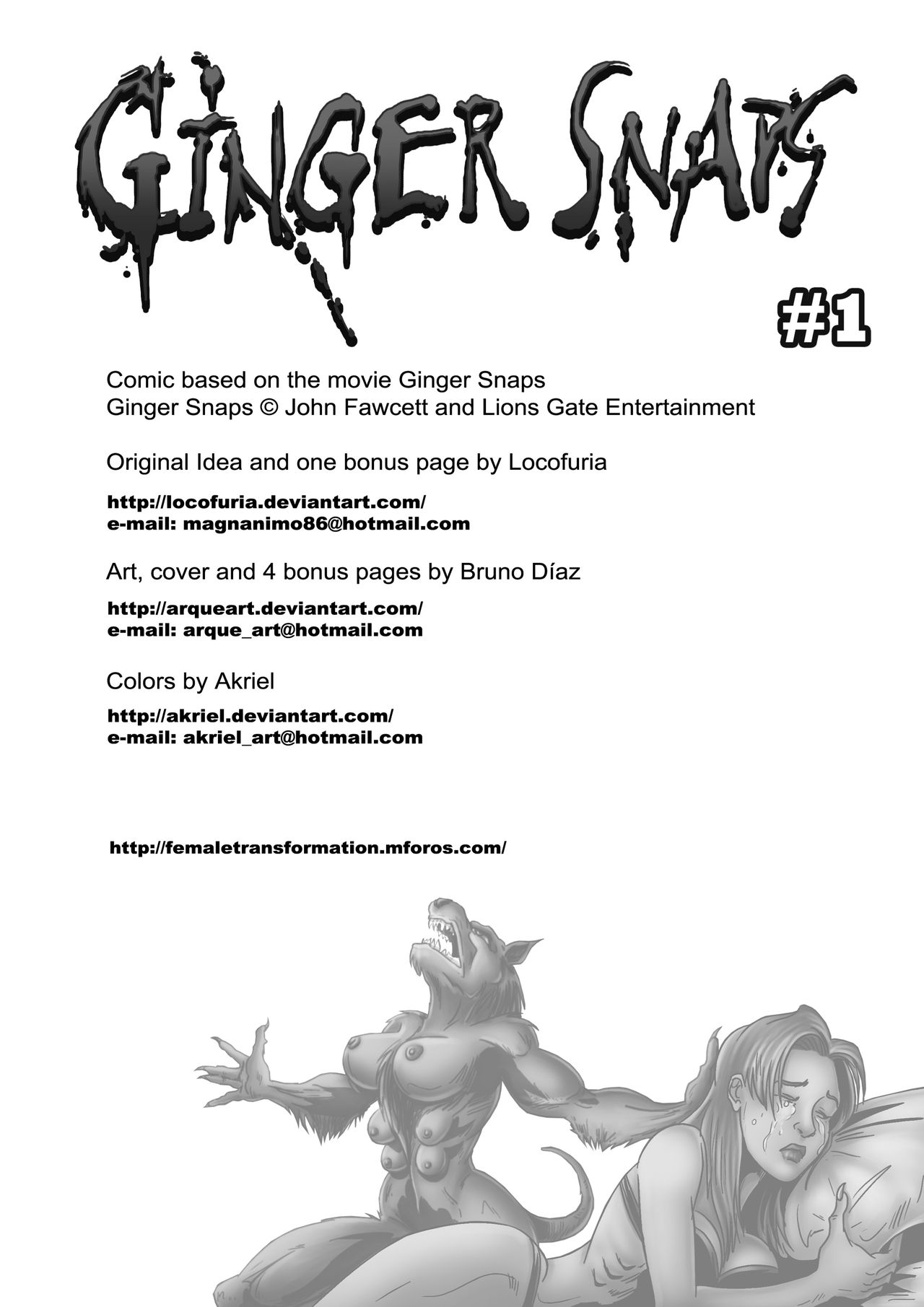 Ginger Snaps 1 page 2 full
