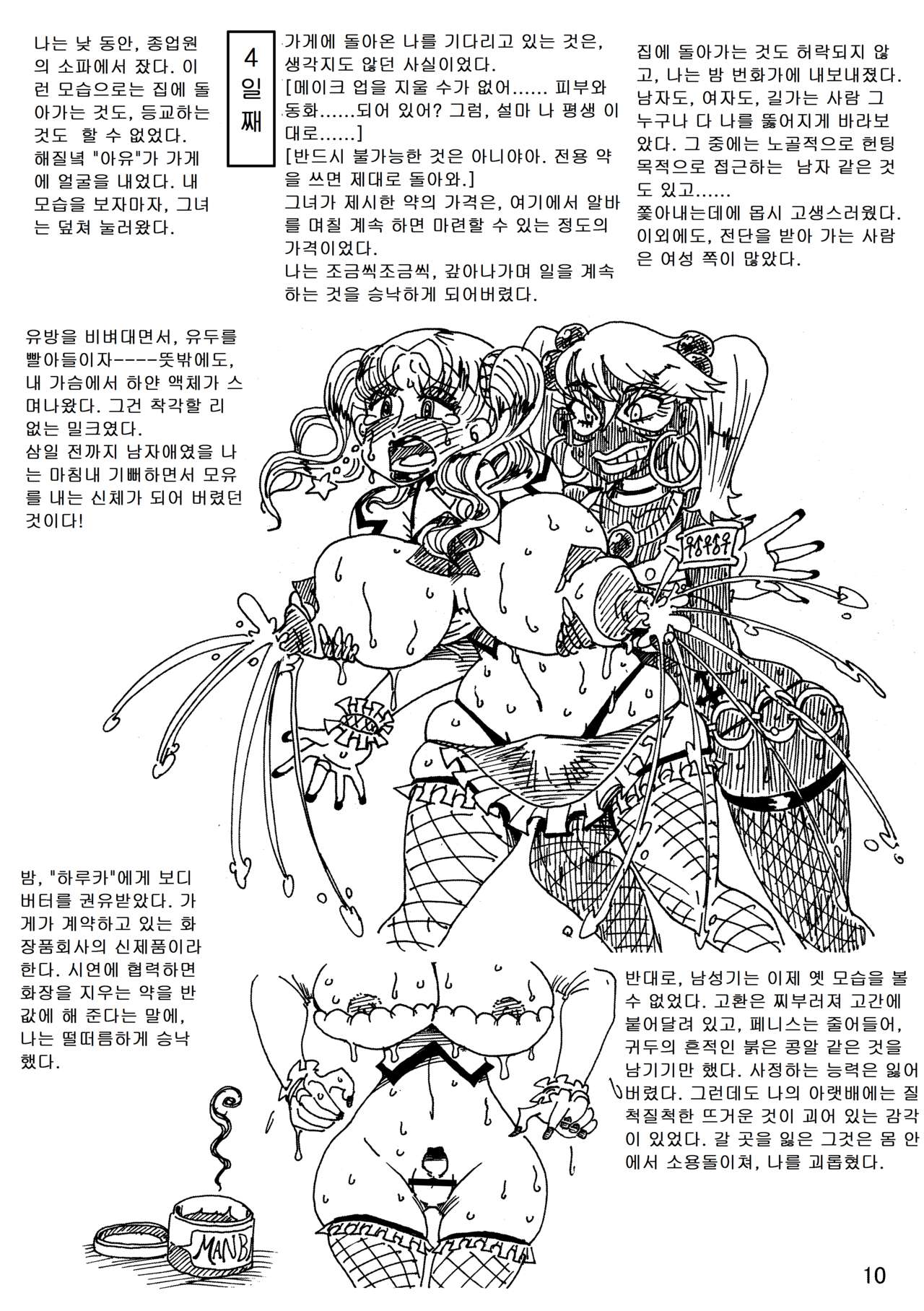 Nikutai Henka Shoujo Yawa ~MaGal Kissa no Nanokakan~ page 9 full