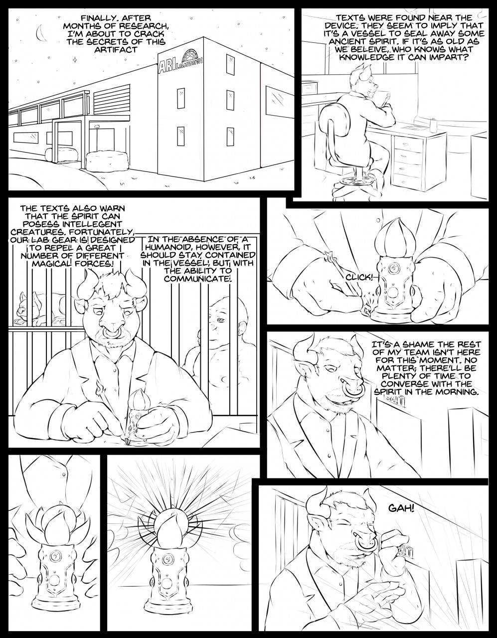 February Patreon Comic page 1 full