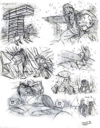 Bangin' Bros. Sketch: Attack On Teen Titans cover