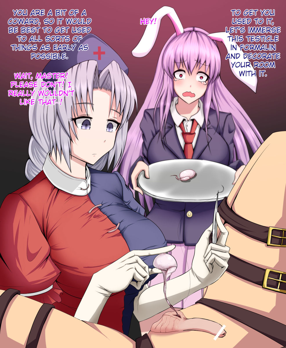Eirin to Udonge no Kyousei Kougan Tekishutsu Shujutsu | Eirin and Udonge Commit an Orchiectomy   =LWB= page 8 full