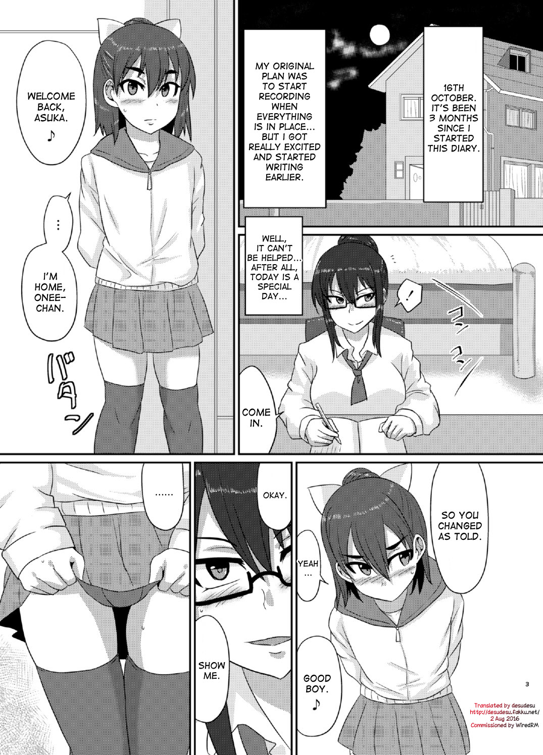 M's diary page 3 full