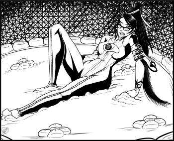 Bayonetta cake cover