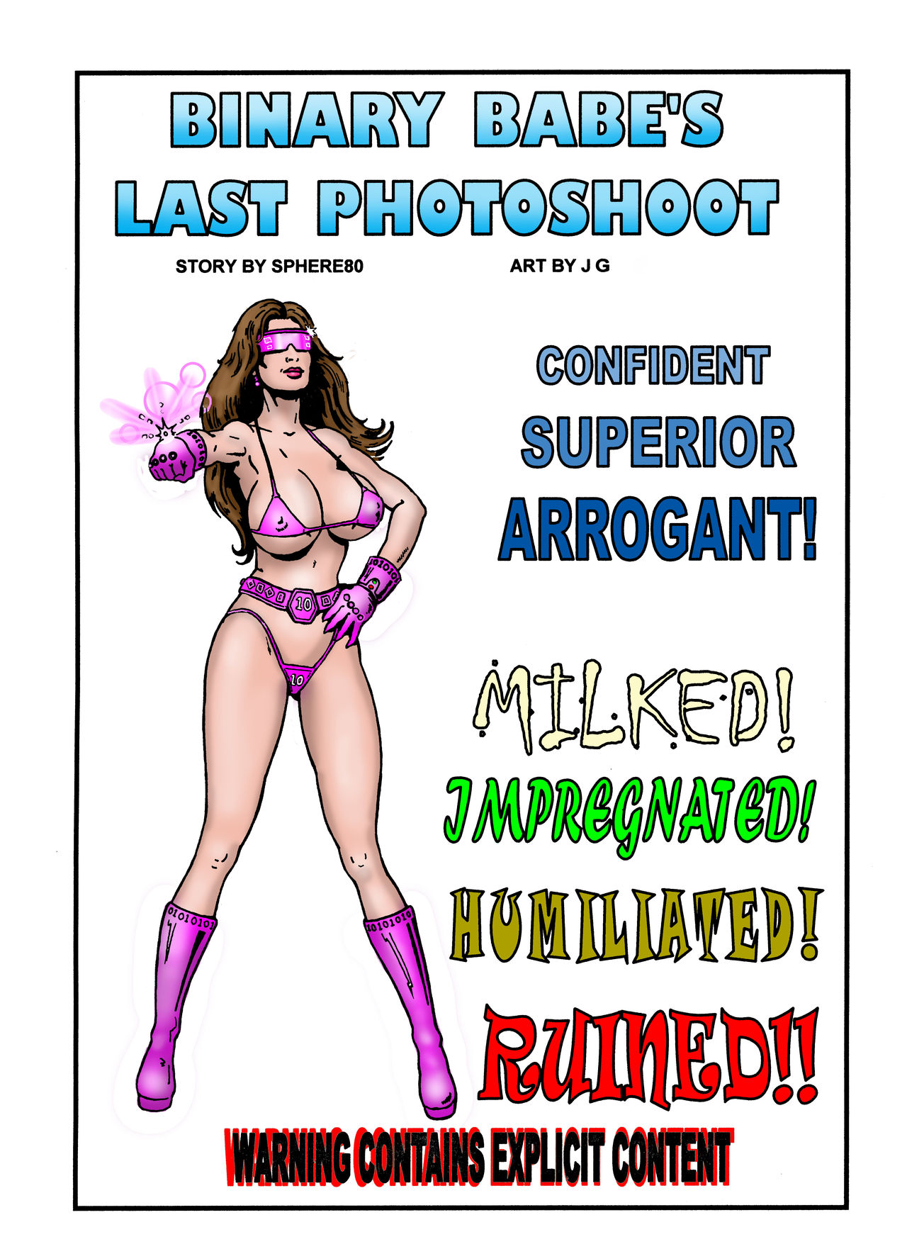 Binary Babe's Last Photoshoot page 1 full