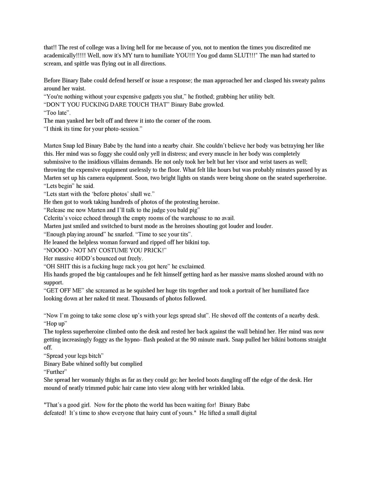 Binary Babe's Last Photoshoot page 9 full