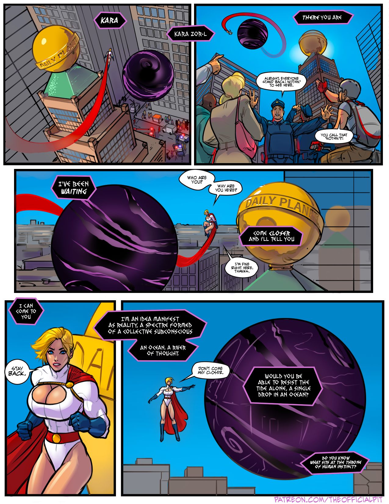 Power Girl vs Darkseid page 3 full