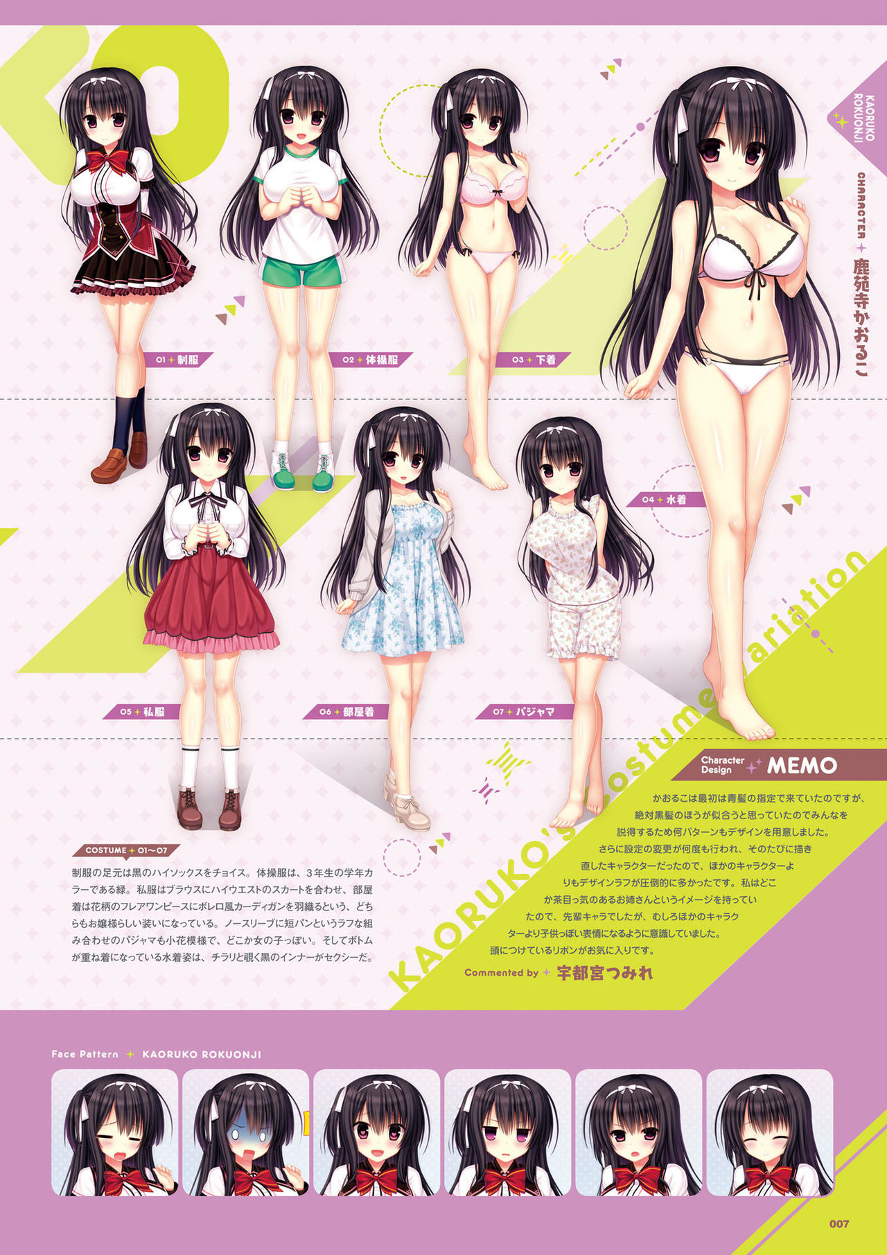 Wagamama High Spec Visual Fanbook page 8 full