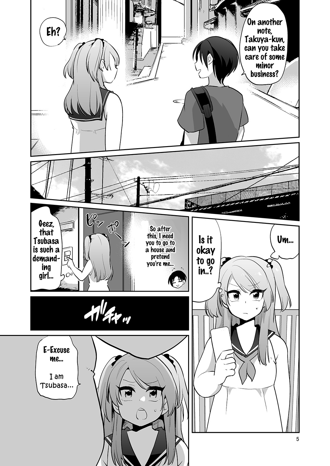 Ore to Aitsu no Karada ga Irekawatte Kawari ni Josou Enkou Saserareta Ken page 6 full