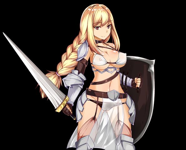 Stay Knights Crisis ~Shinmai Onna Kishi Leona ga Inaka no Mura Taizaichuu ni Inran Ochi Shichau RPG~ page 3 full