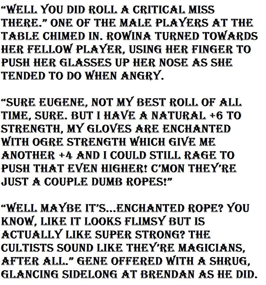Low Rollers &amp; Basement Dwellers » Roll a dignity check page 8 full