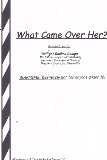 What came over her? cover