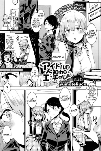 Idol wa Hitoshirezu Ecchi ga Shitai cover