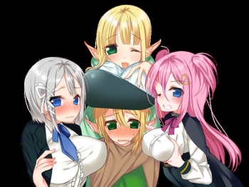 Harem Elf  no Rakuen Ryouiki -Parasophia- cover