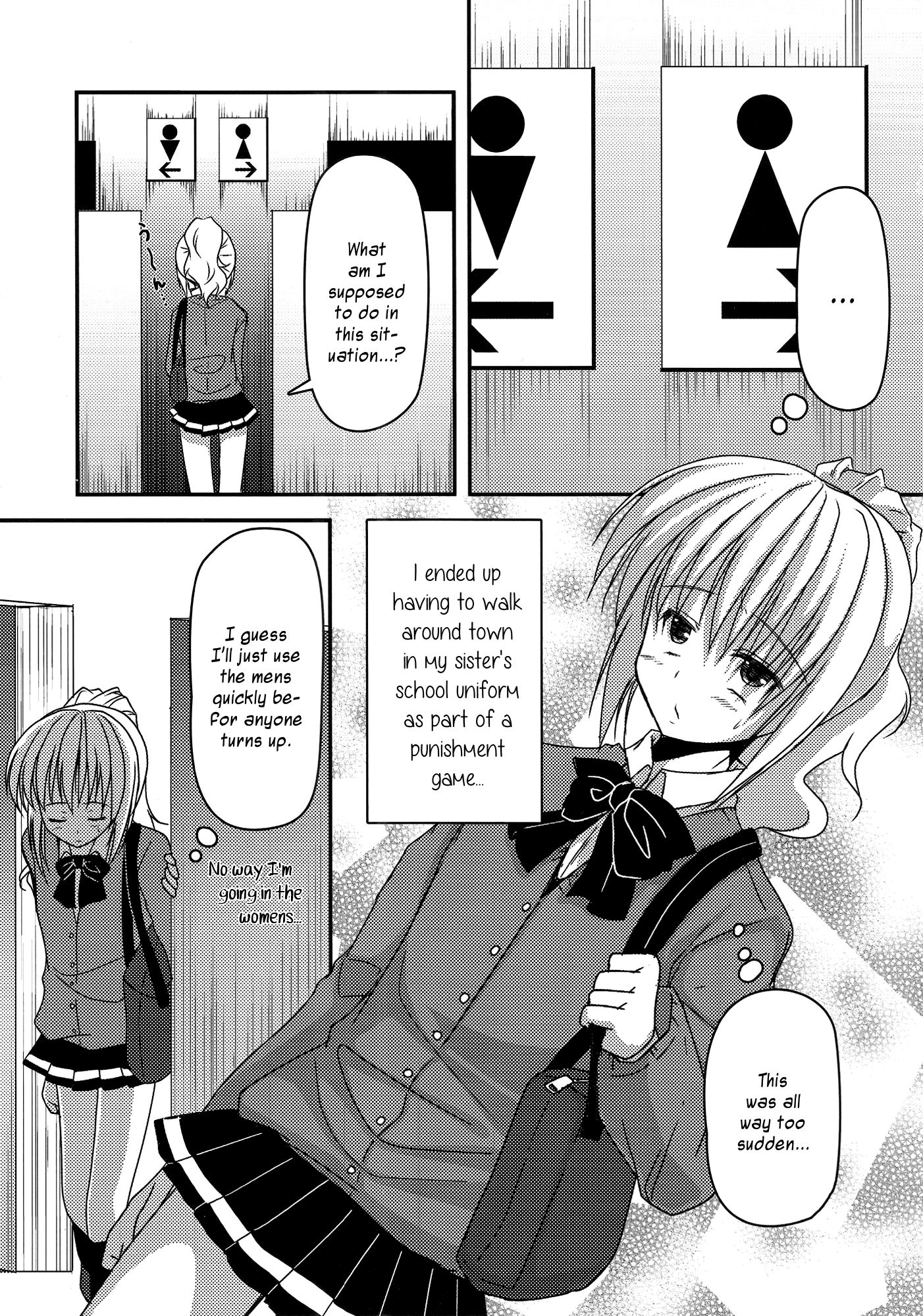 Josou Batsu Gemu | Crossdressing Punishment Game page 4 full