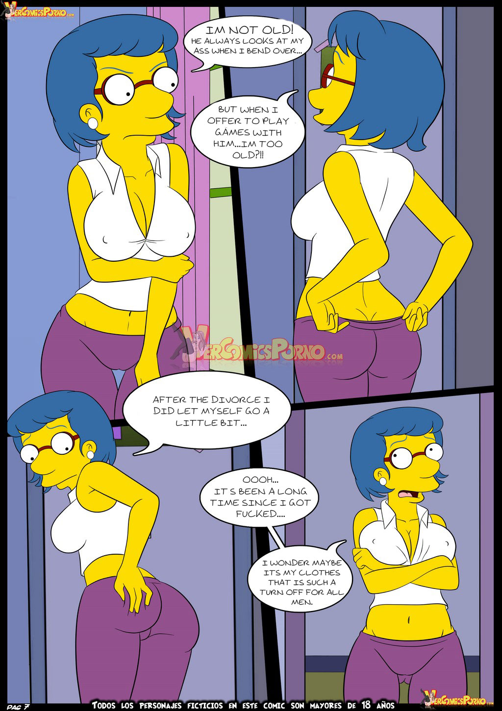 The old Simpsons Ways 6 page 8 full