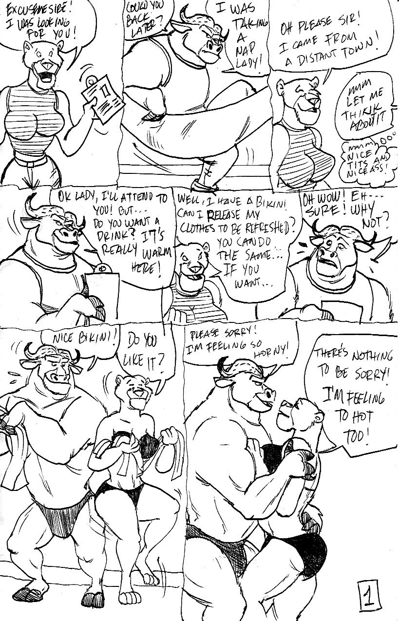 Bufallo &amp; Lioness page 1 full