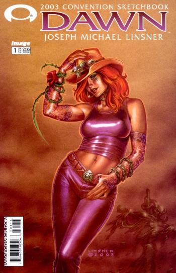 Dawn - 2003 Convention Sketchbook cover