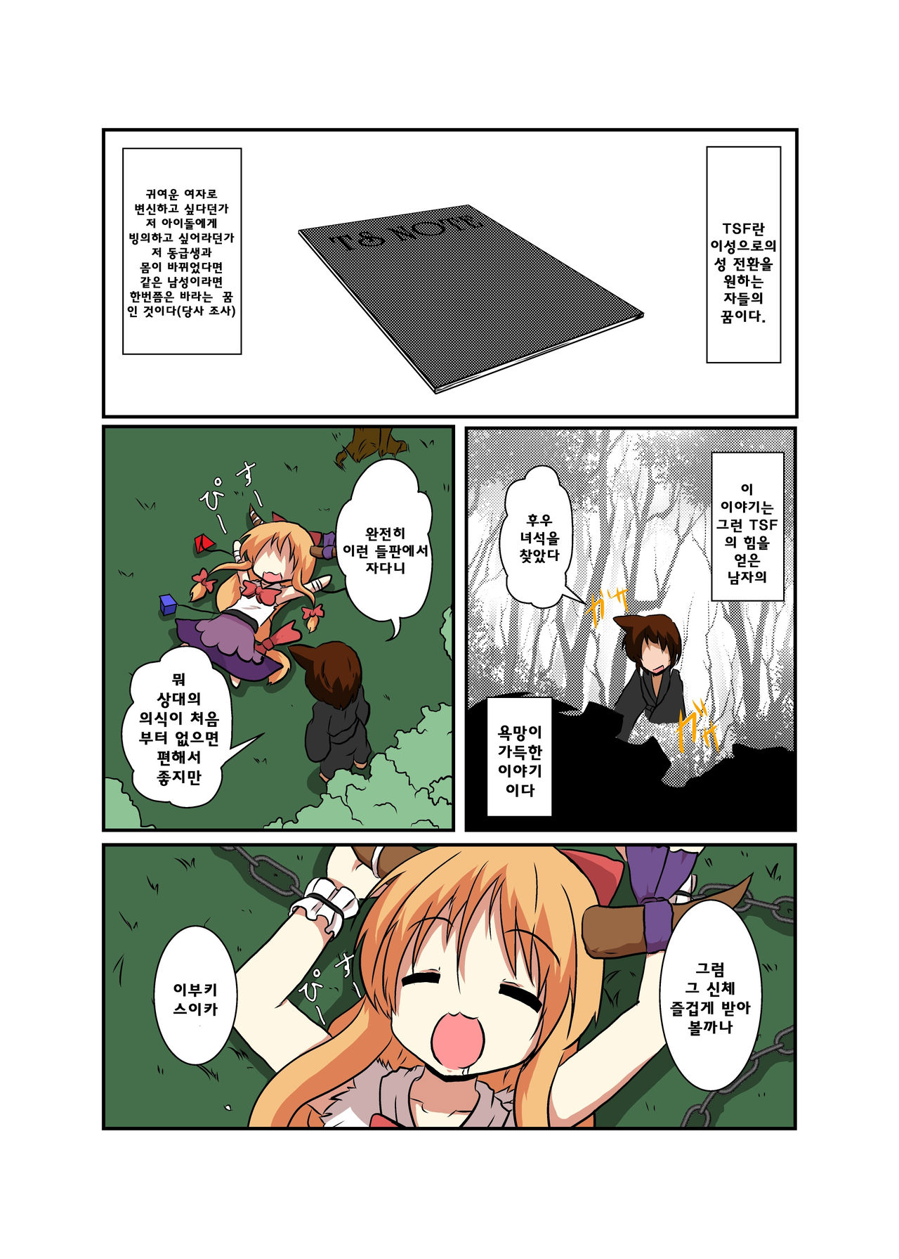 Touhou TS monogatari ~ Suika-hen ~ page 4 full