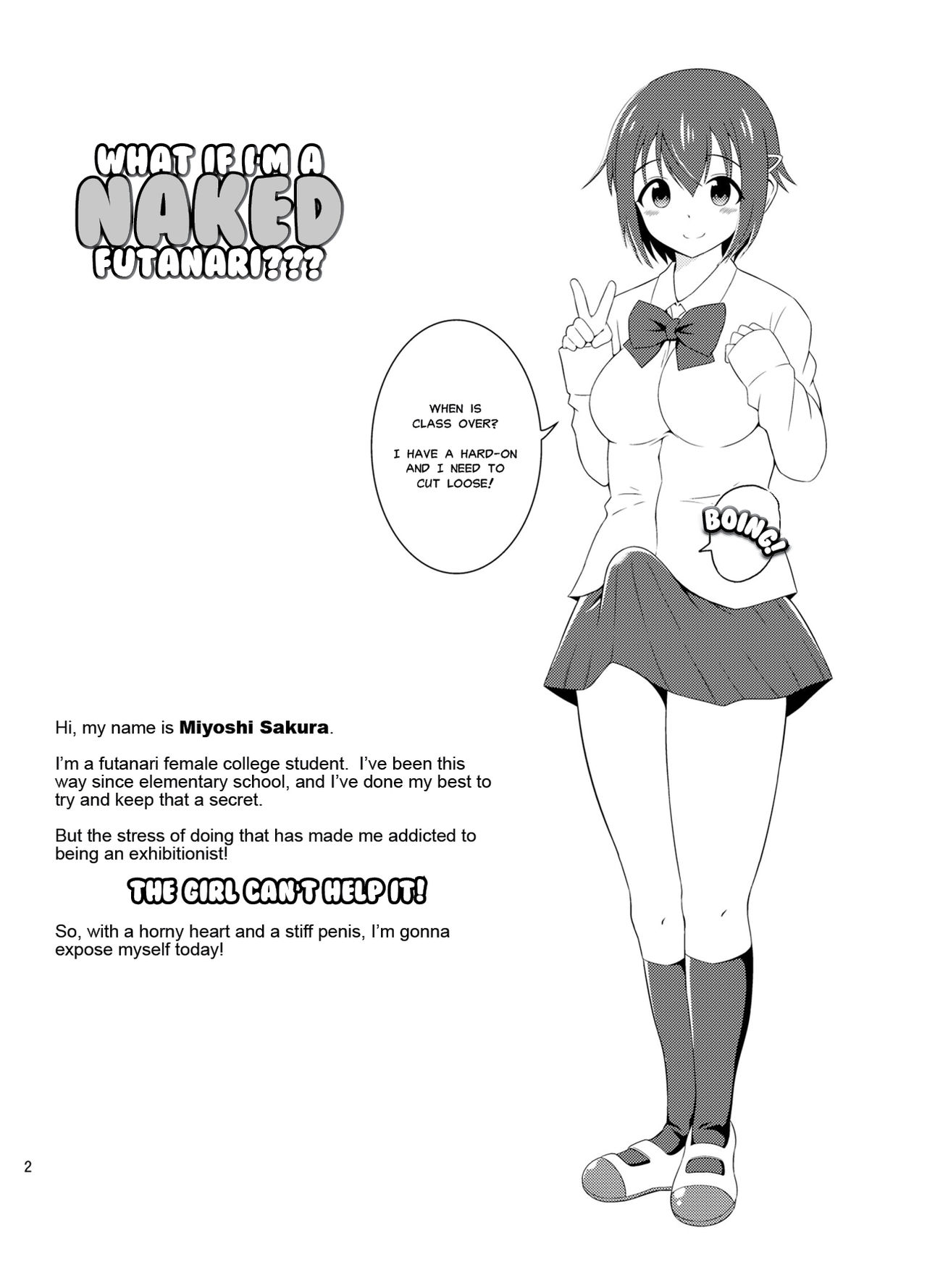 Futanari Roshutsu JK desu ga? | What If I'm A Naked Futanari?? page 3 full