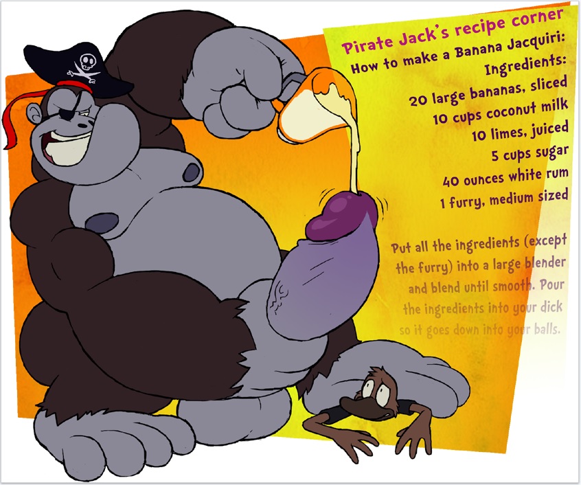 Pirate Jack's Recipe Corner: How to Make a Banana Jacquiri page 1 full
