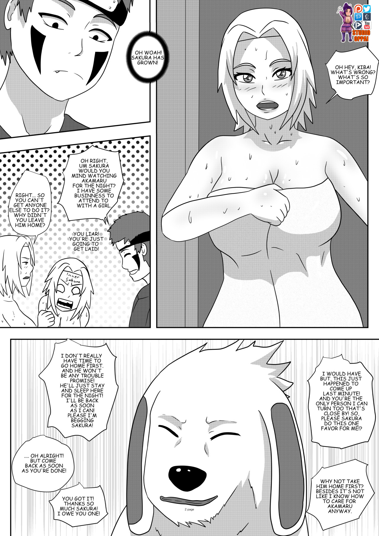 Sakura X Akamaru page 3 full