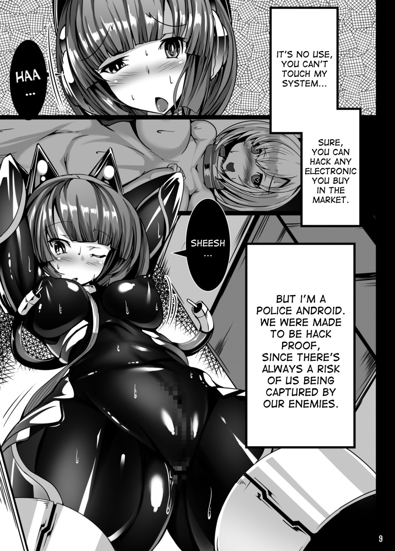 Inuko ga Kikai Shokushu ni Chikichiki Sareru Hon page 9 full