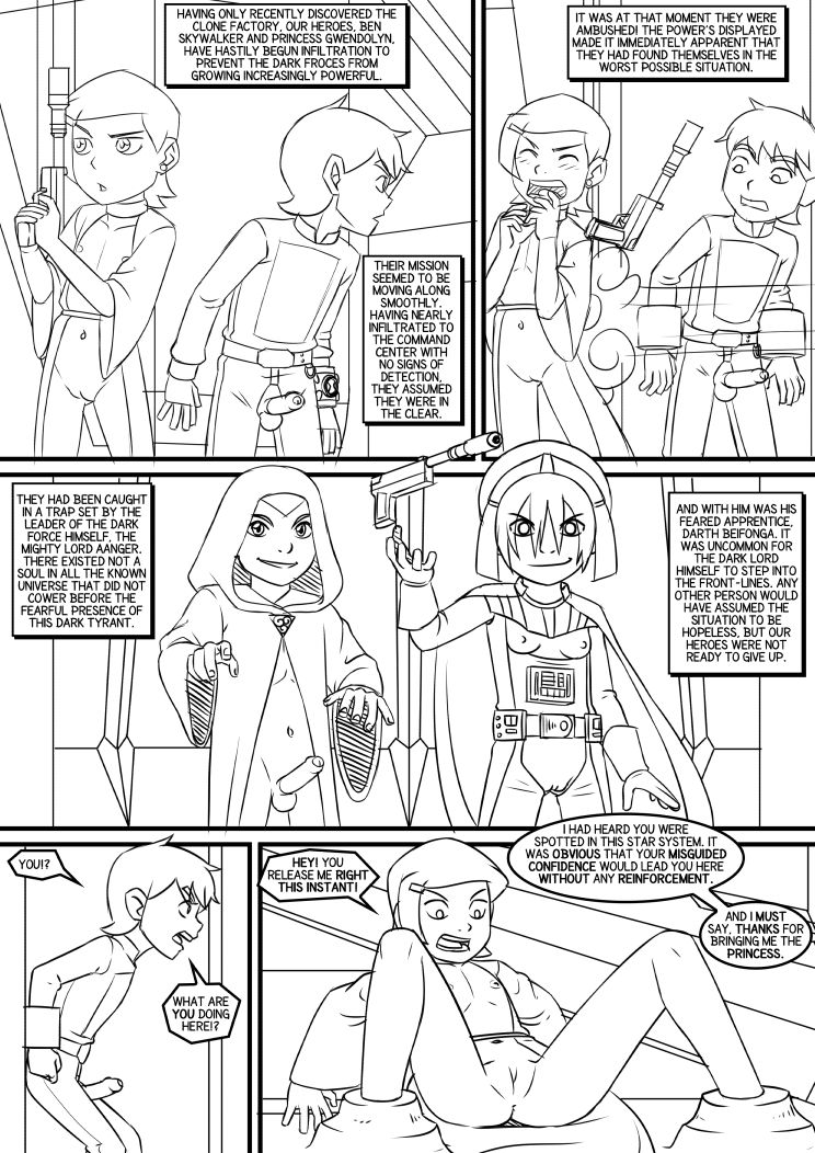 Loli Club Star Wars -Sketches page 1 full