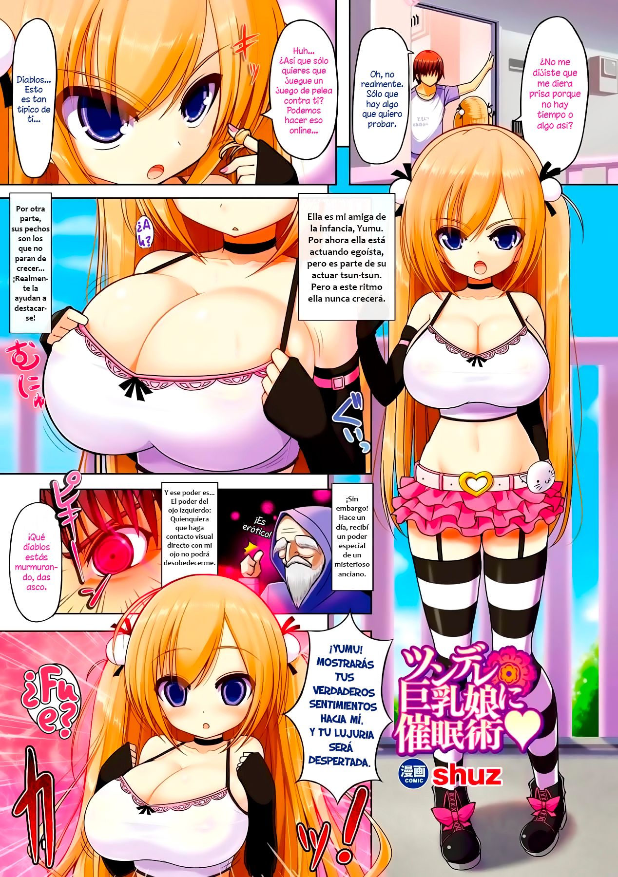 Tsundere Kyonyuu Musume ni Saiminjutsu | Usando Hipnotismo en una Tsundere de Pechos Enormes page 1 full