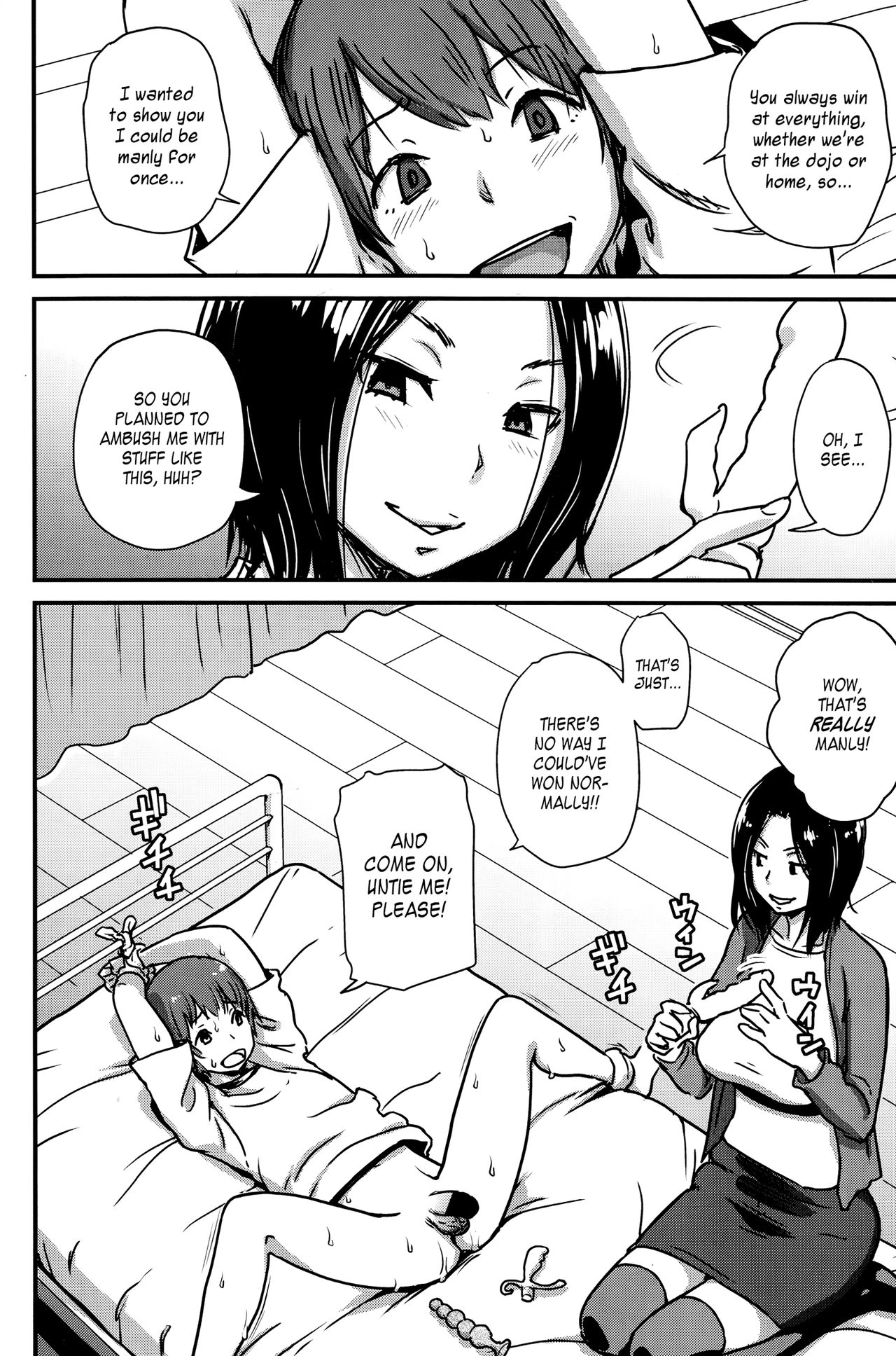 Kawaii Osananajimi o Kaeriuchi ni Shite Zenritsusen o Semetara Sugoi Yokatta | I'm Glad I Tried to Fight Back Against My Childhood Friend Because I Got a Prostate Massage I'll Never Forget out of It  Eng page 4 full