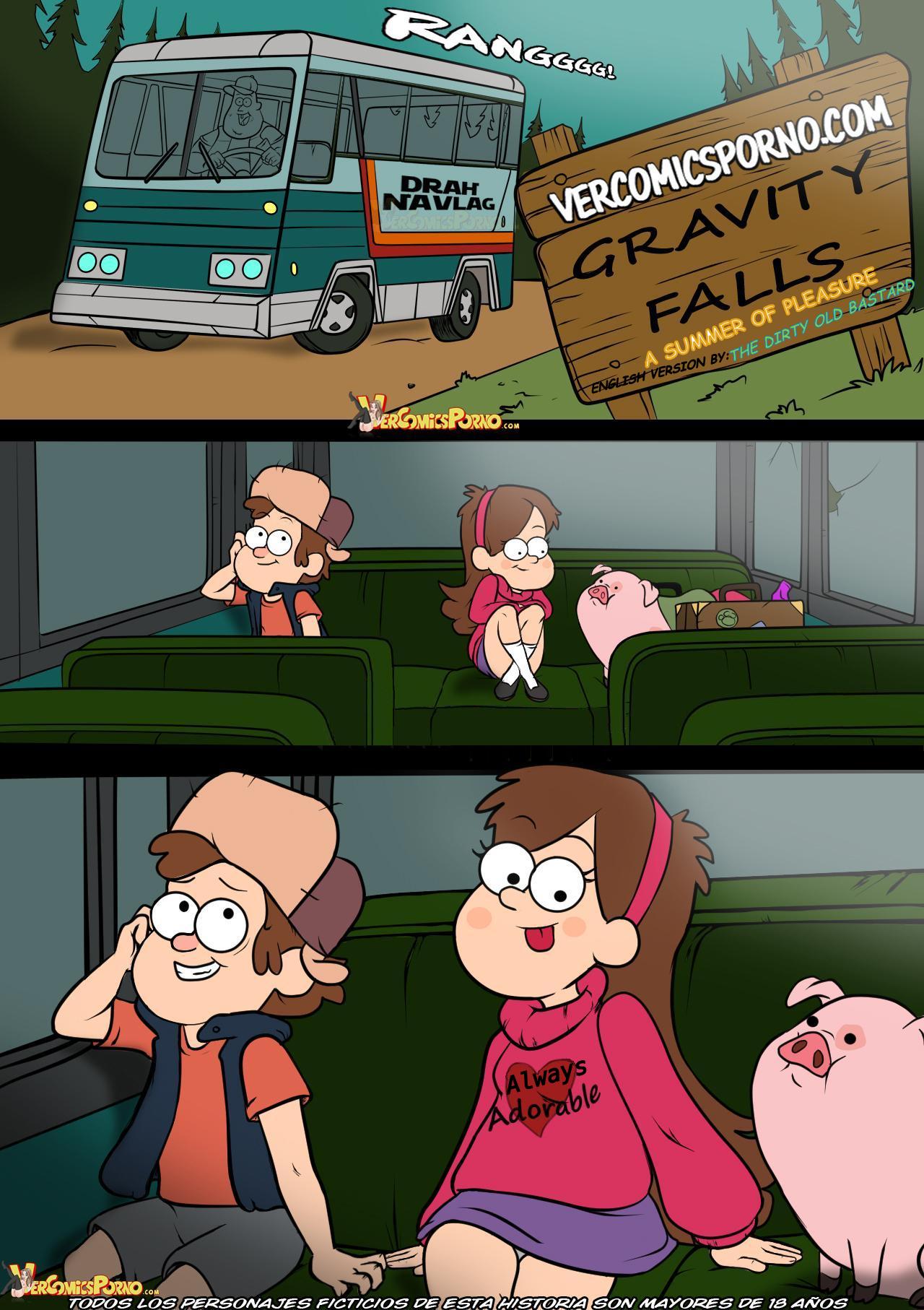 GRAVITY FALLS VOL.1" ONE SUMMER OF PLEASURE", THE DIRTY OLD BASTARD'S ENGLISH EDITION..7-19-16 page 6 full