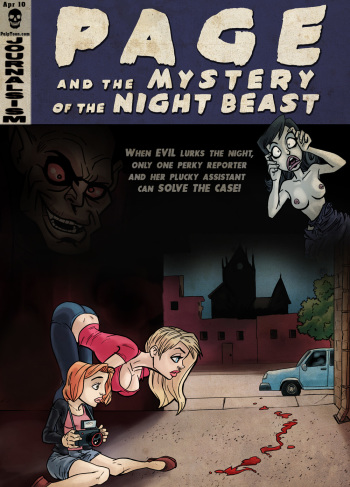PAGE AND THE MISTERY OF THE NIGHT BEAST cover