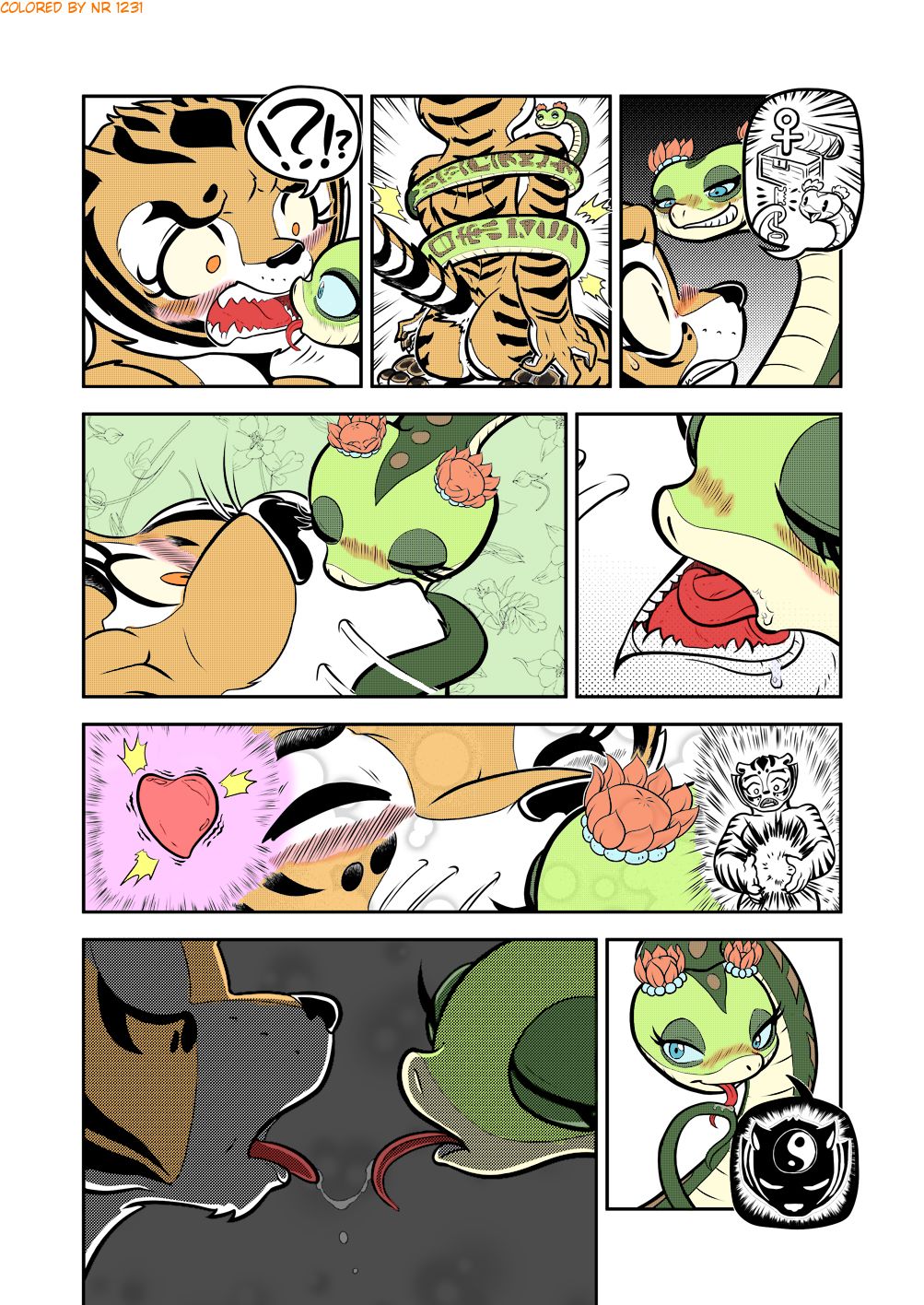 The Tiger Lilies in Bloom page 7 full