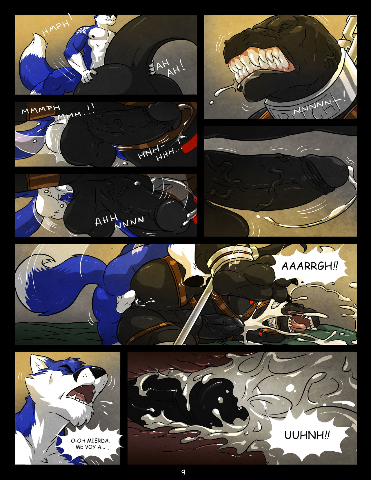 Black and Blue page 9 full