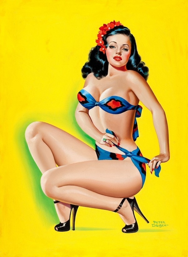 Vintage Pin Up art by Peter Driben page 10 full