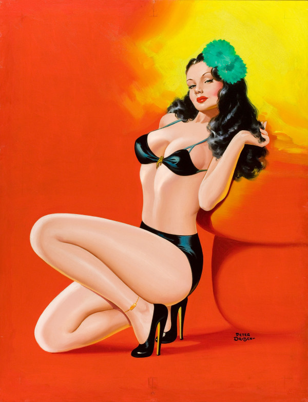 Vintage Pin Up art by Peter Driben page 2 full