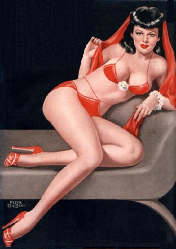 Vintage Pin Up art by Peter Driben page 3 full