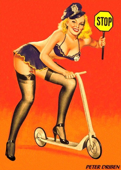 Vintage Pin Up art by Peter Driben page 7 full