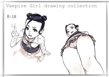 Vampire Girl drawing collection cover
