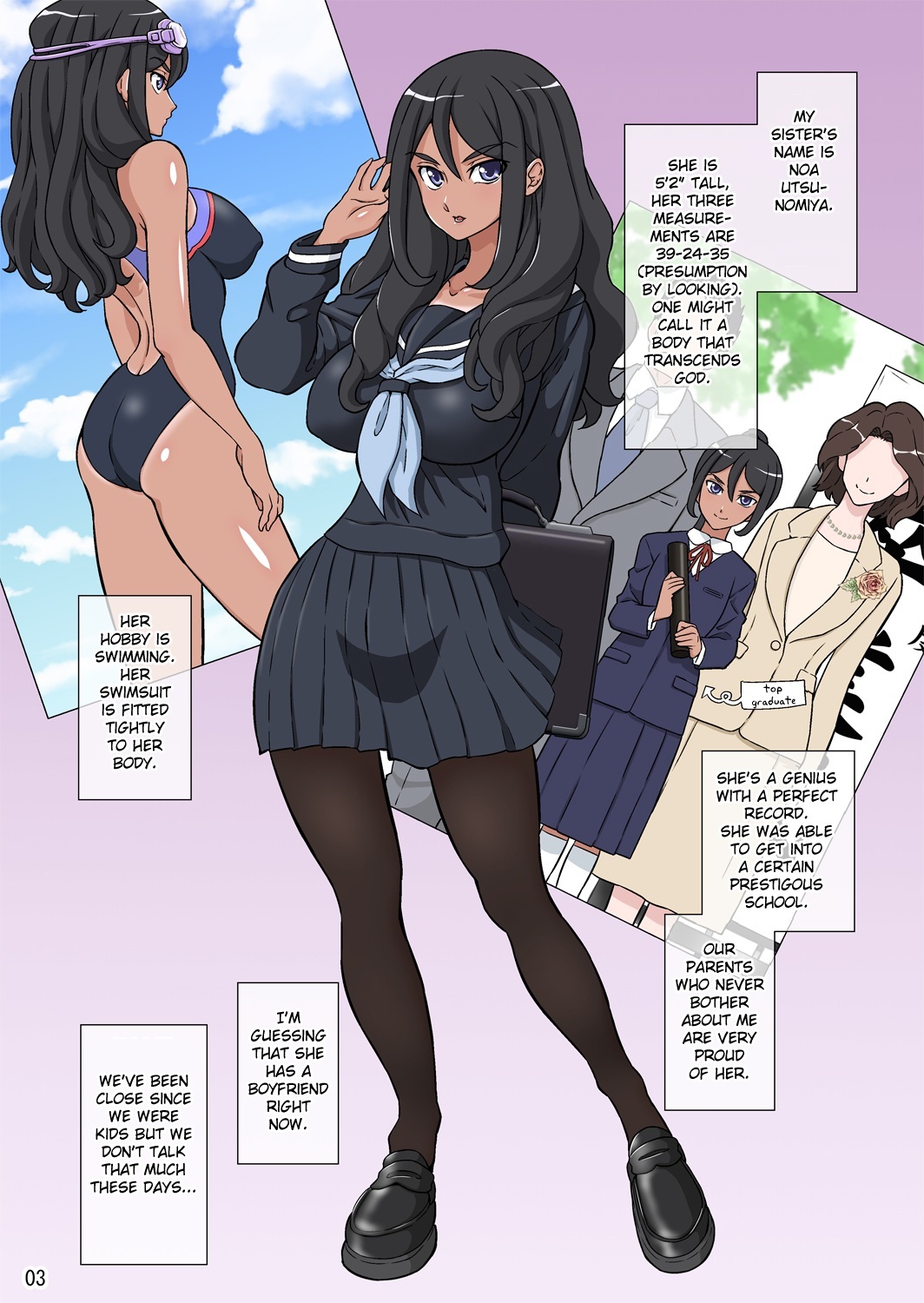 Boku no Nee-chan wa Chouzetsu Kami BODY Tensai Chijo page 3 full
