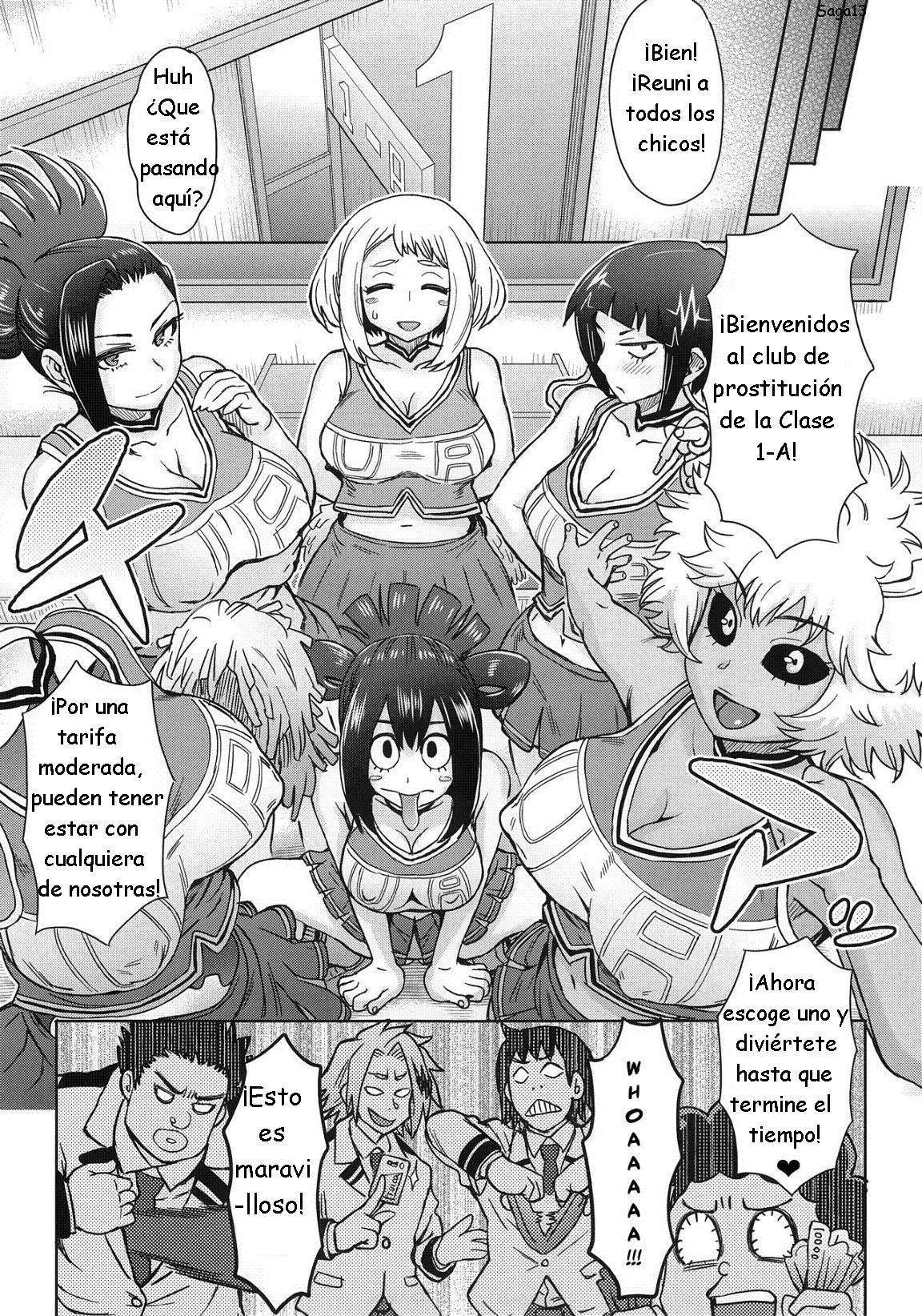 Uraraka Ura Fuuzoku | Detrás de escena de prostitución Uraraka page 10 full