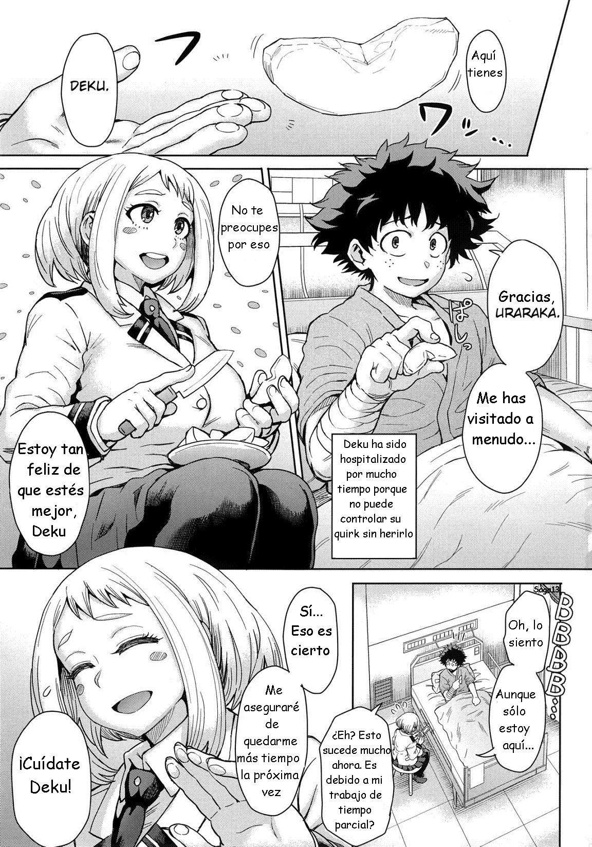 Uraraka Ura Fuuzoku | Detrás de escena de prostitución Uraraka page 2 full