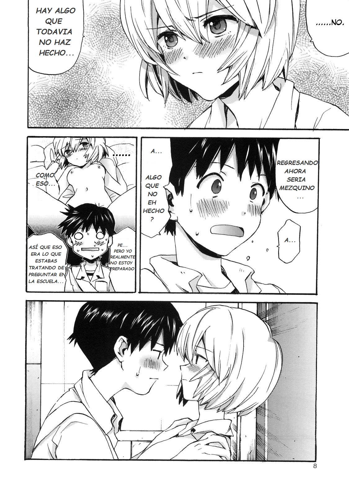 Shinji to Ayanami ga Love Love | Love Rei X Shinji page 7 full